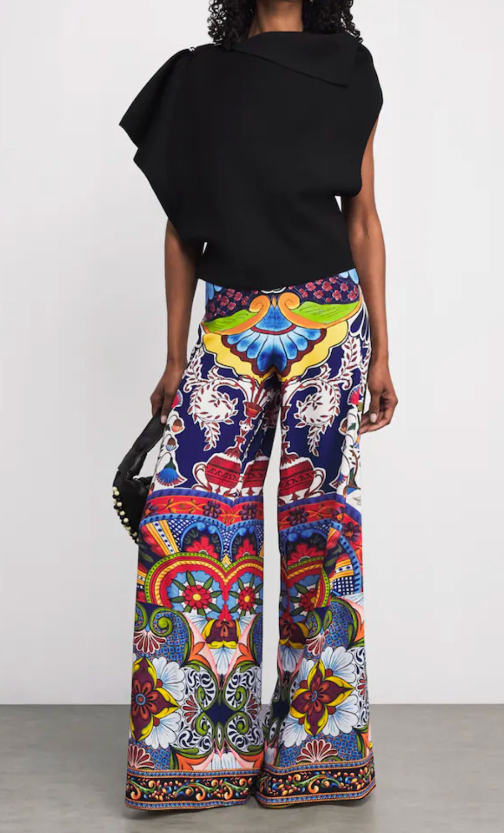 Alice+Olivia Printed Athena Trousers