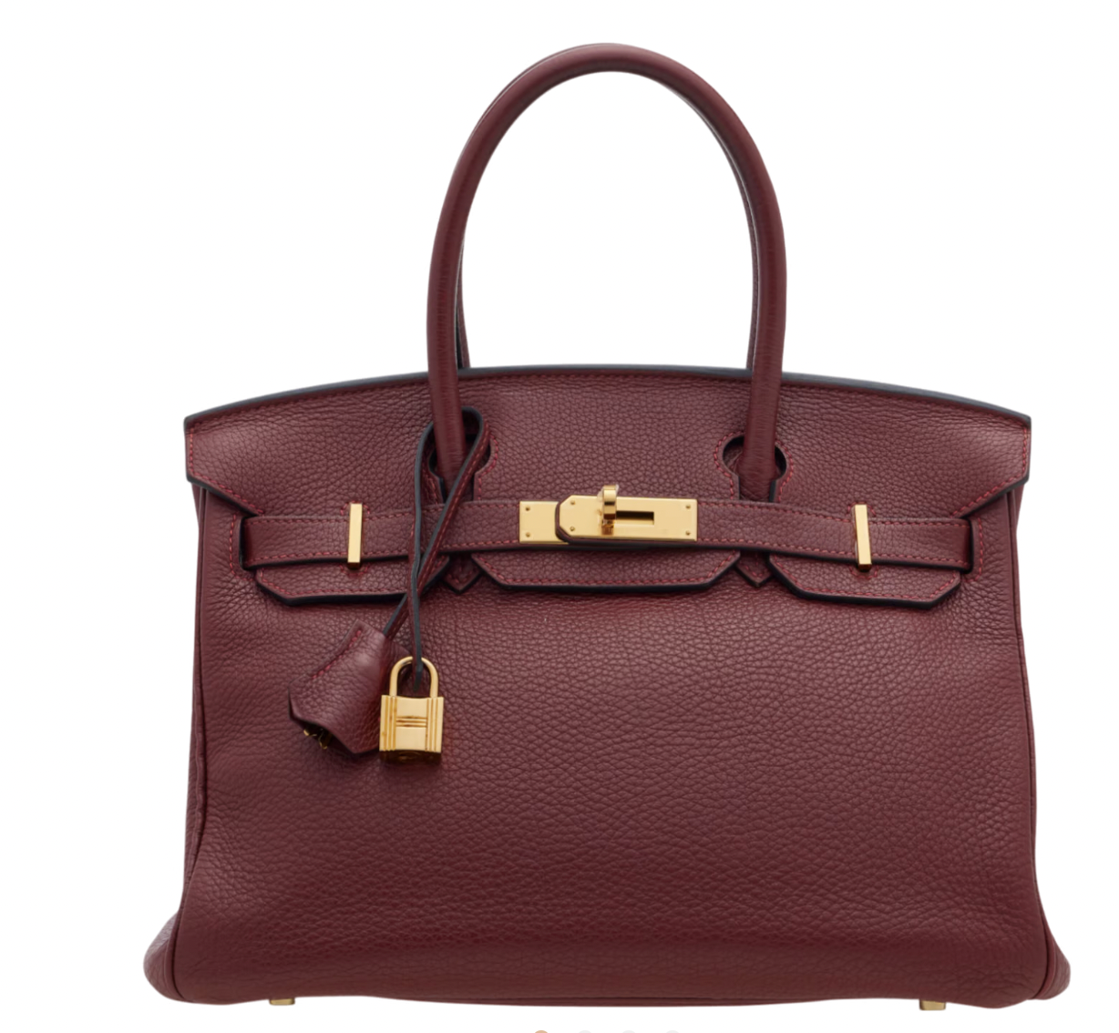 Hermès Birkin 30 cm in Rouge with Gold Hardware
