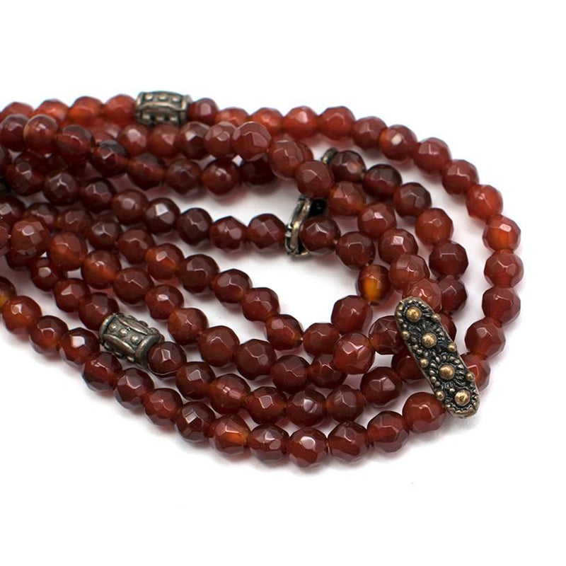 Bespoke Brown Crystal Double-layered Necklace