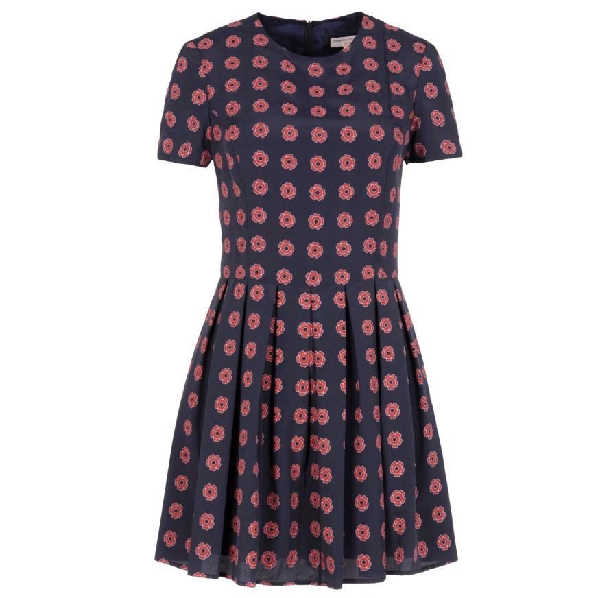 Open ceremony rose print mini dress