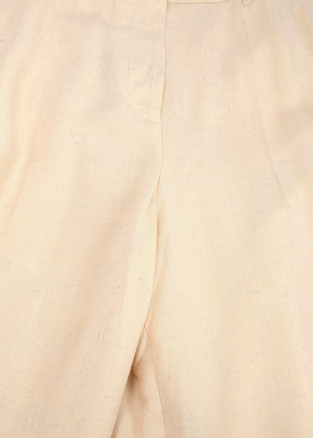 Nanushka Elaina Cream Wide Leg Trousers