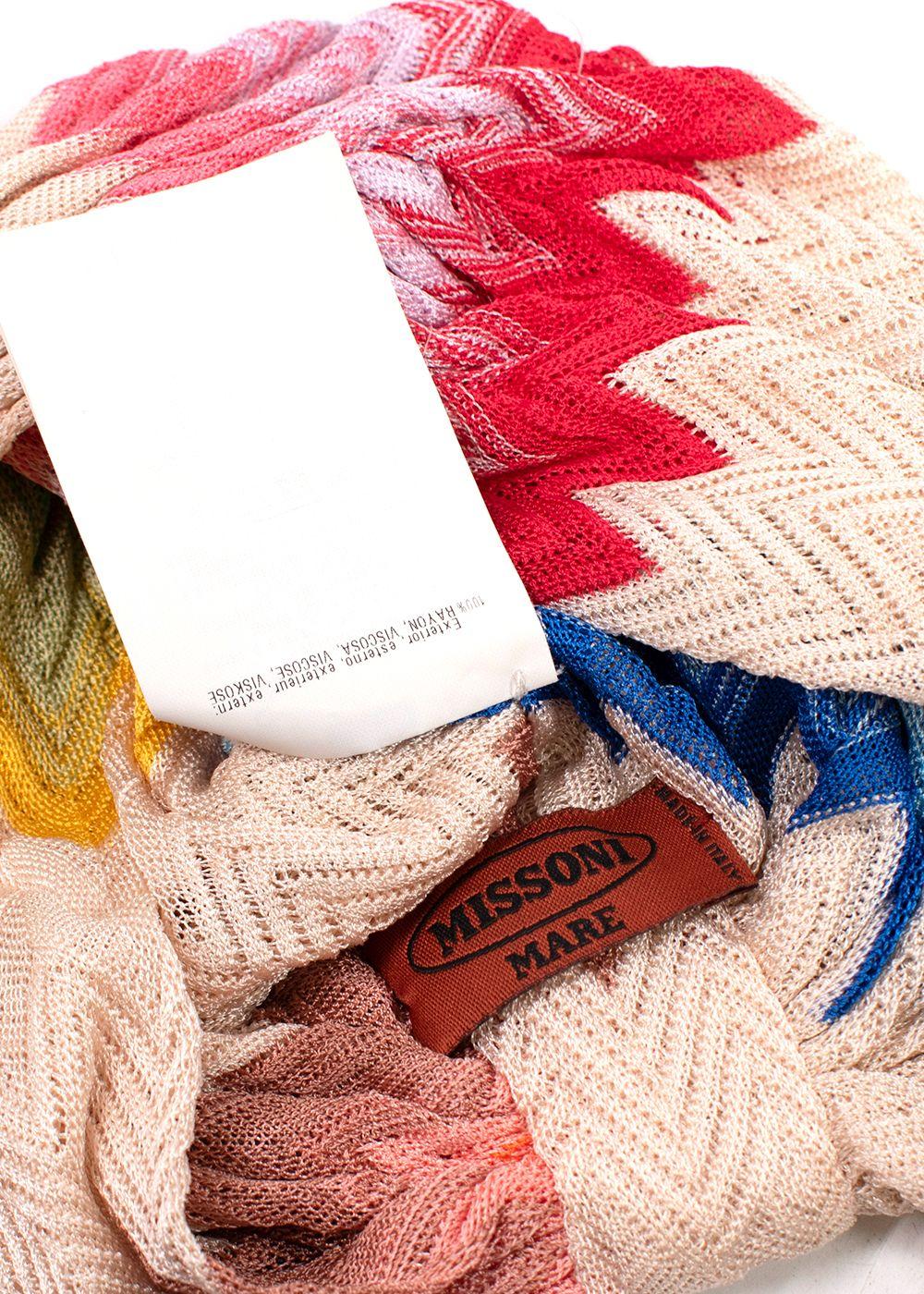 Missoni Multicoloured Knit Turban