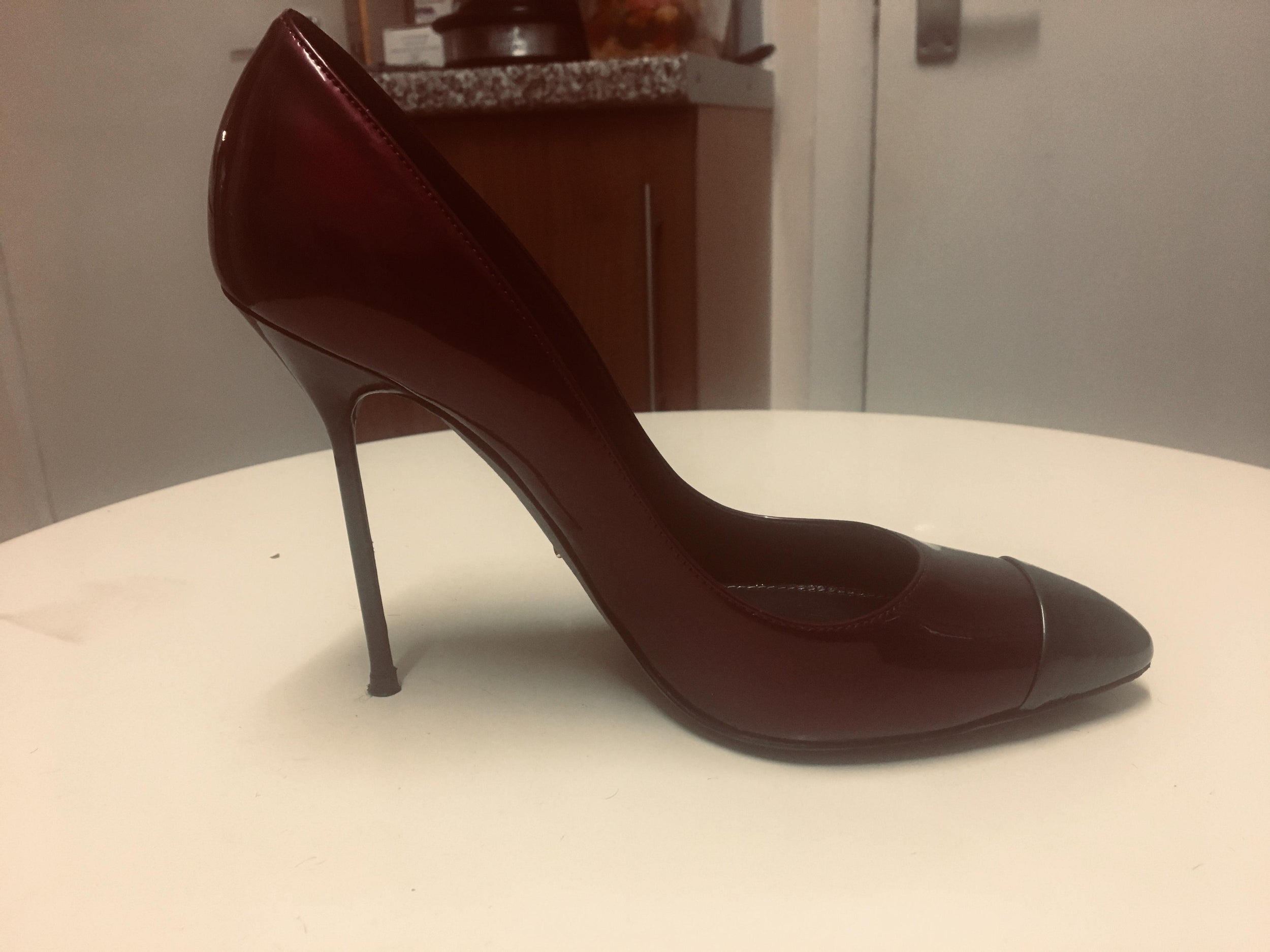 Sergio Rossi Metallic Two Tone Pumps