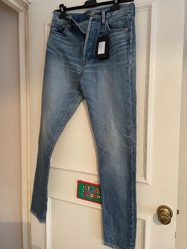 Saint Laurent Slim Fit Distressed D13 Jeans