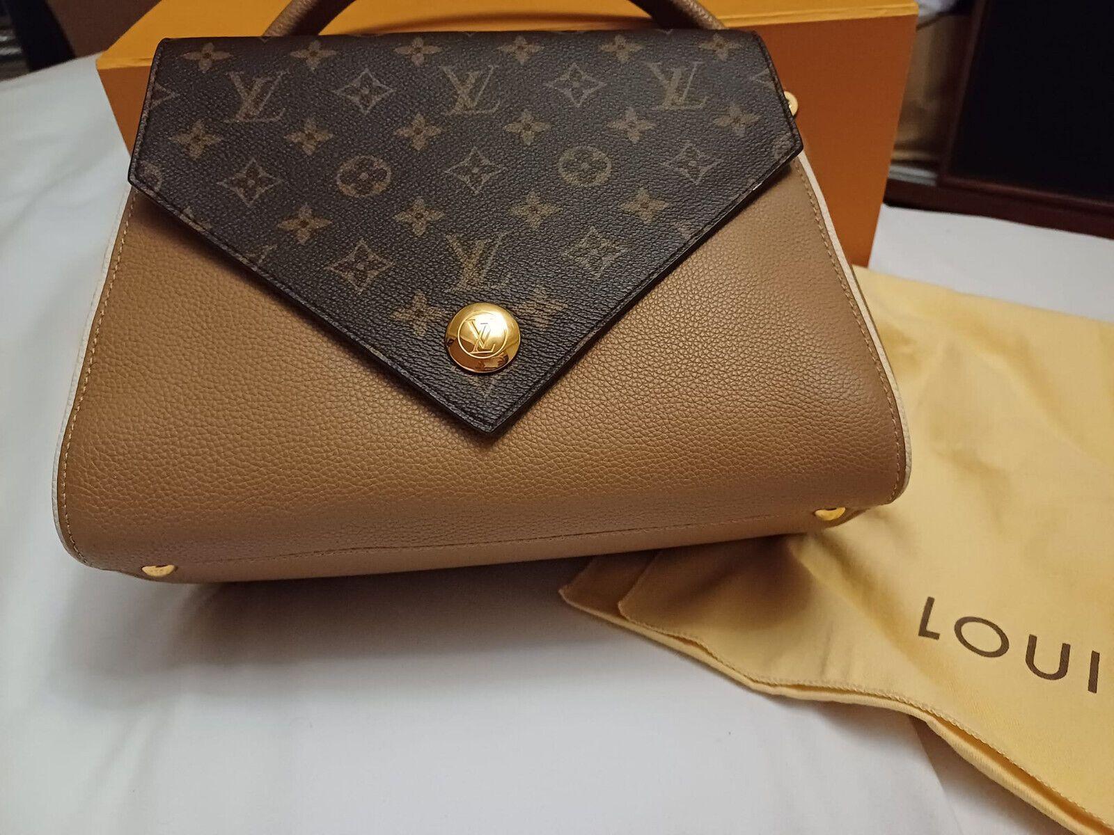 Louis Vuitton Sesame Monogram Canvas and Leather Double V Bag