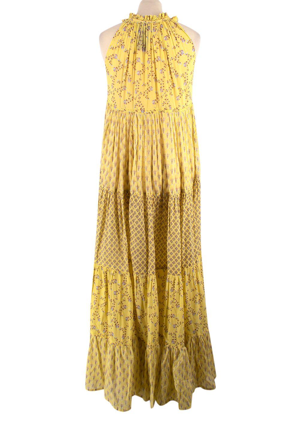 Yvonne S Yellow Sleeveless Maxi Hippydress