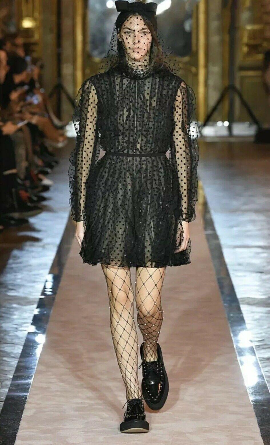 Giambattista Valli x H&M Short black tulle dress