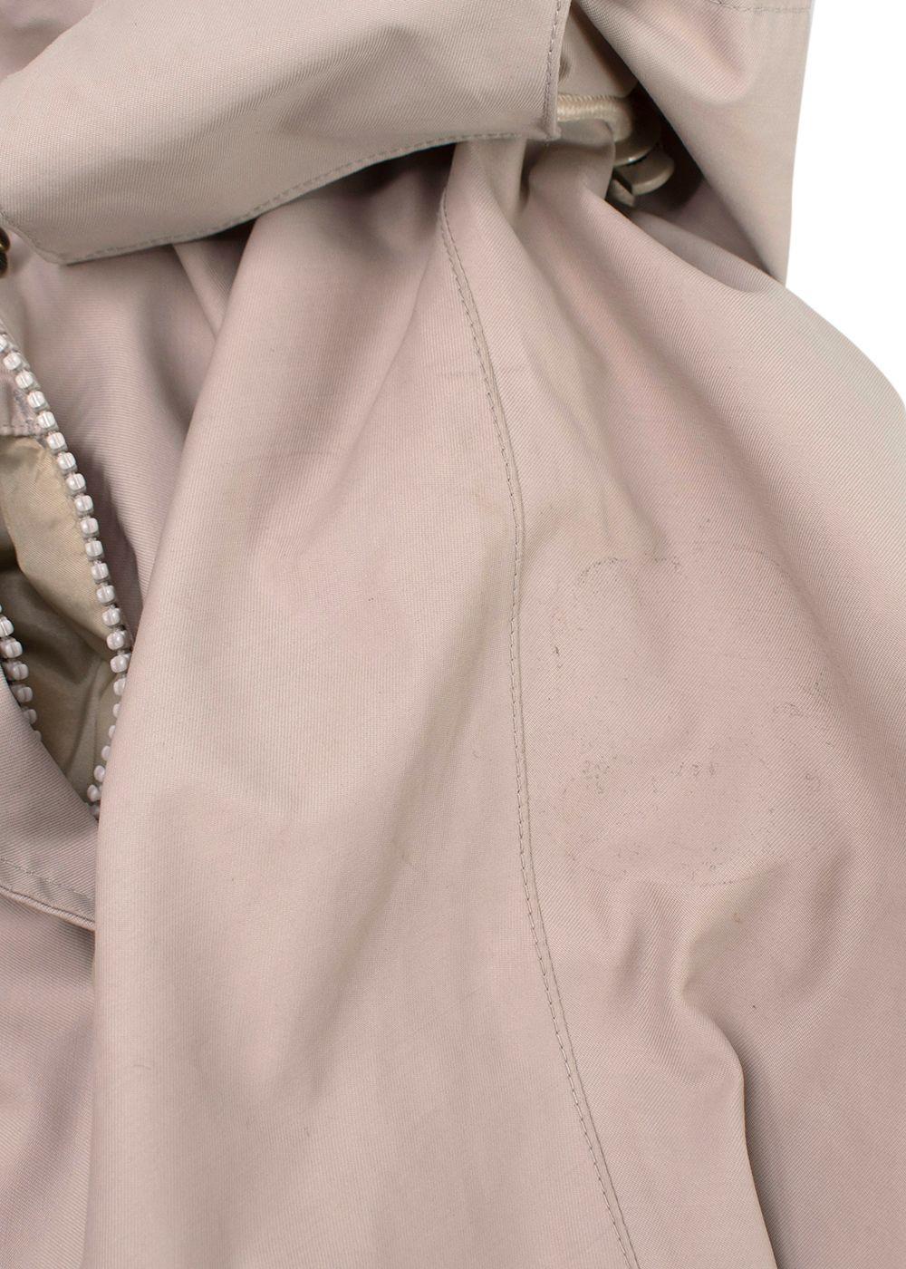 Barbour by Alexa Chung Beige Earnest Raincoat
