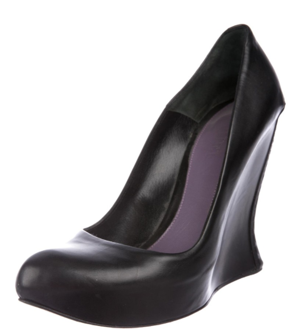 Alexander McQueen Curved Wedge Pumps