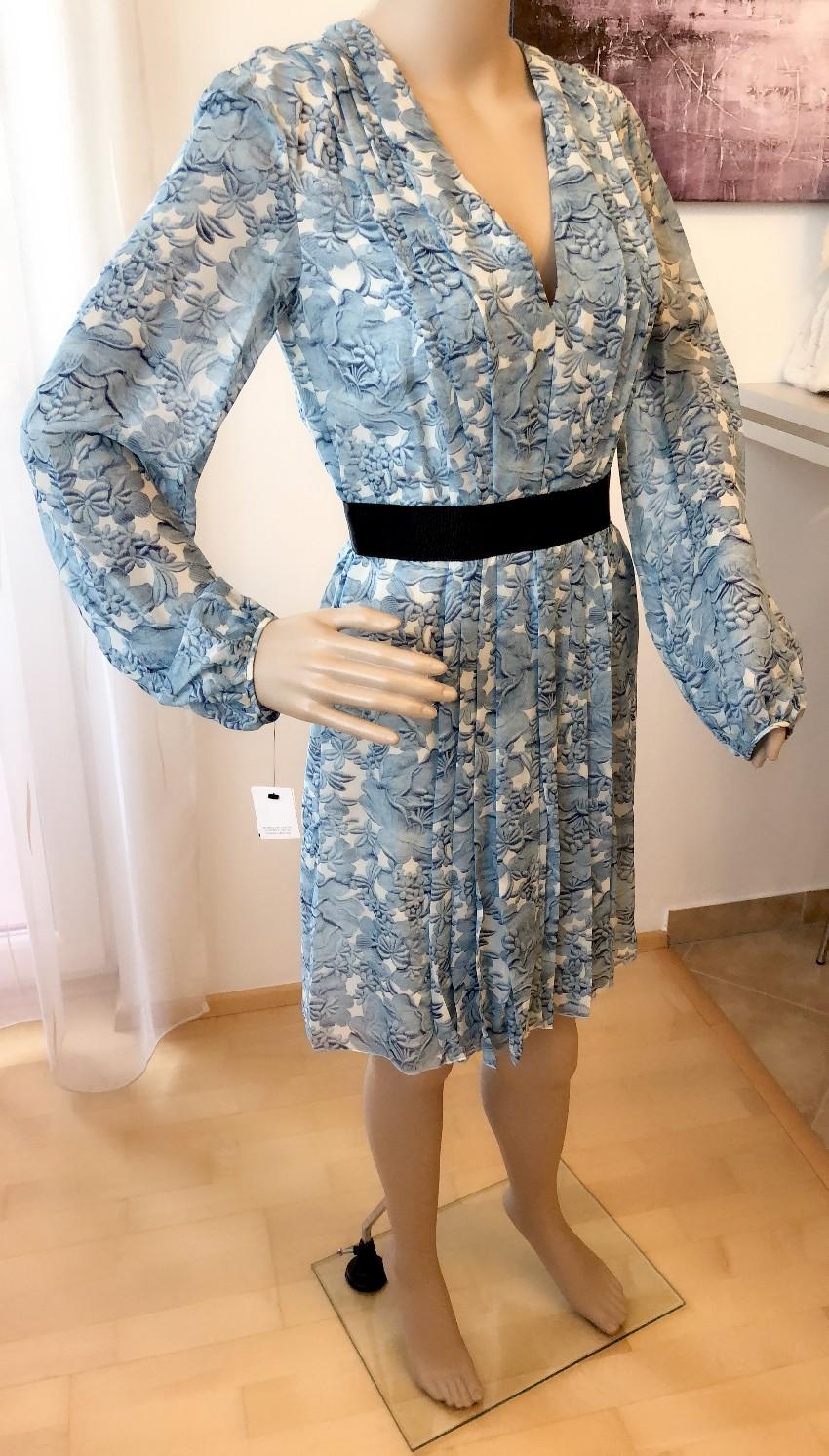 Giambatista Valli Pleated floral-print silk-chiffon dress