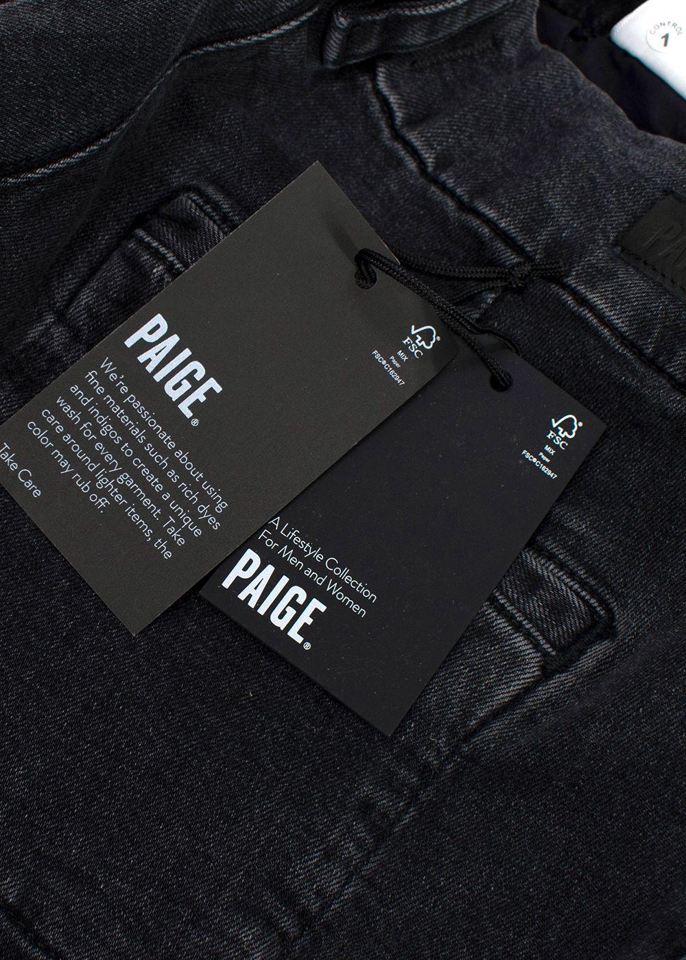 Paige Grey Dion High Rise Flared Cargo Jeans