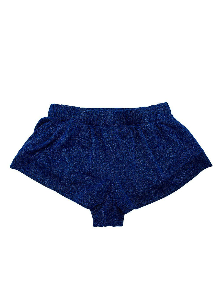Kids L Blue Lurex Lumiere Shorts