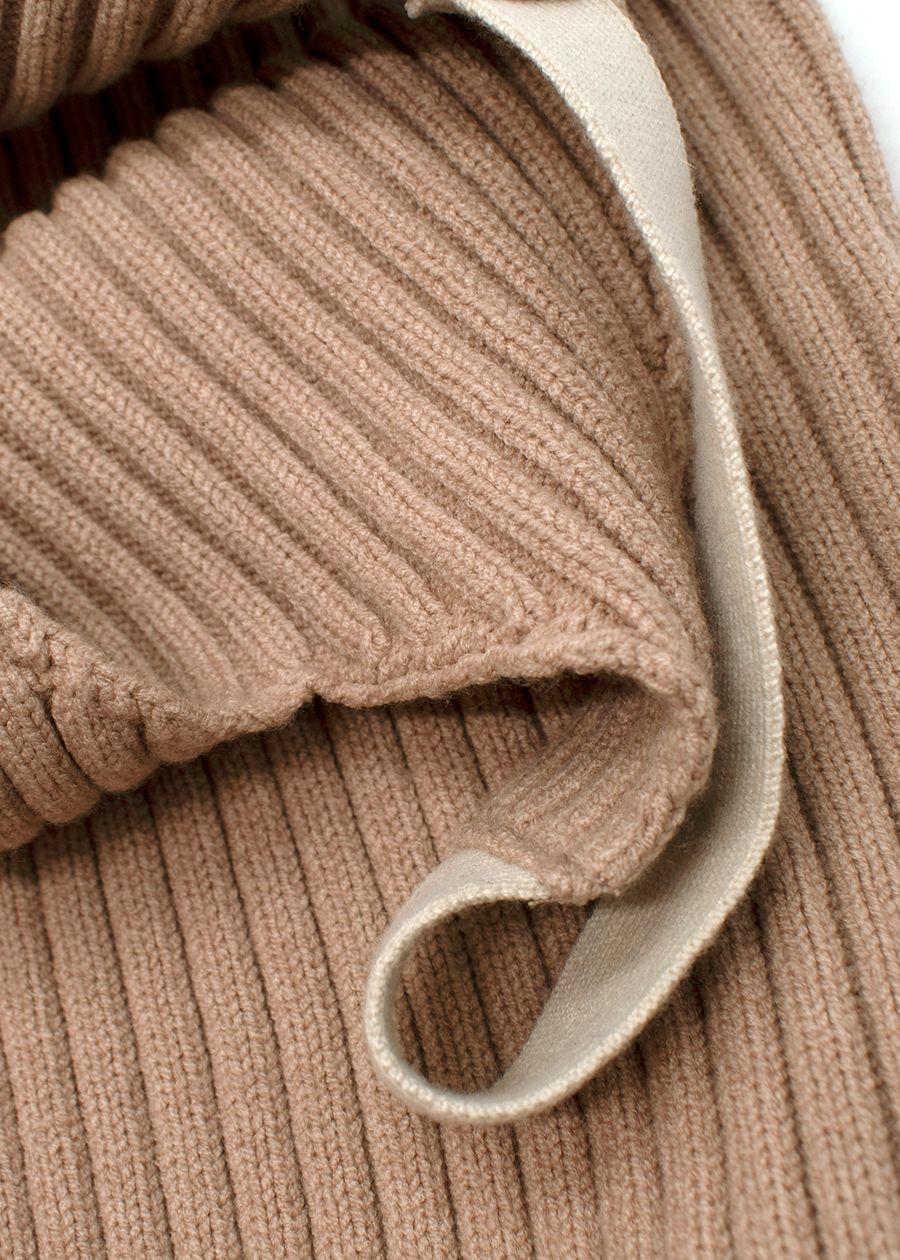 Ribbed Knit Acrylic Sleeveless Dress