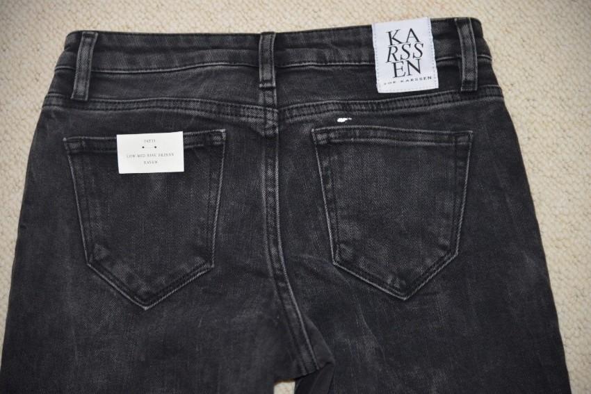 Zoe Karssen Patti Raven Skinny Fit Low Mid Rise Jean Black