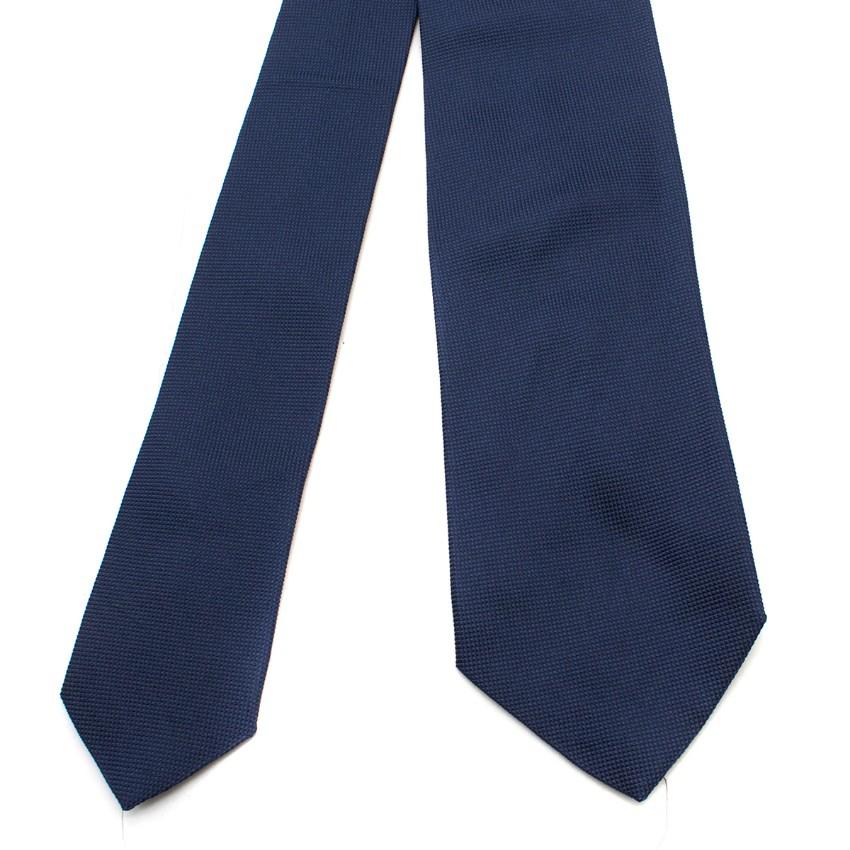 Eddy Monetti Navy Silk Tie