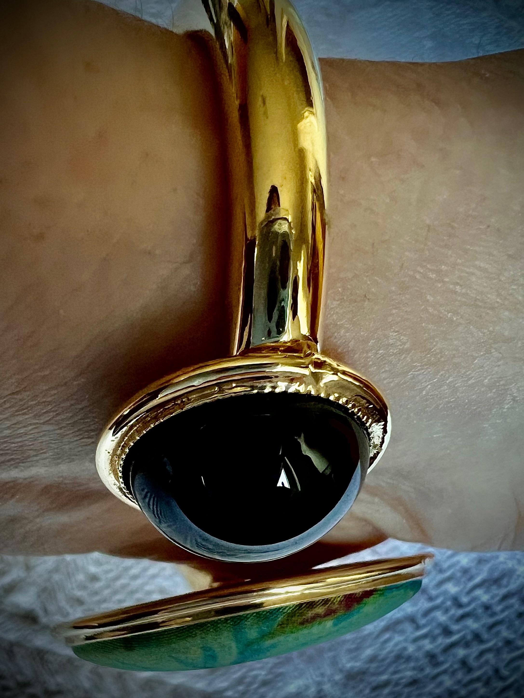 Tapestry Gold Tone Bangle Bracelet