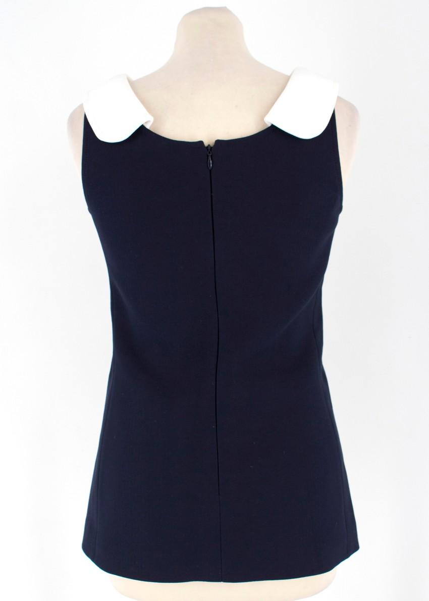 Michael Kors Navy Sleeveless Top