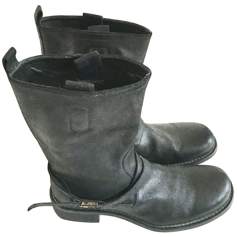 Neil Barrett black mens leather boots