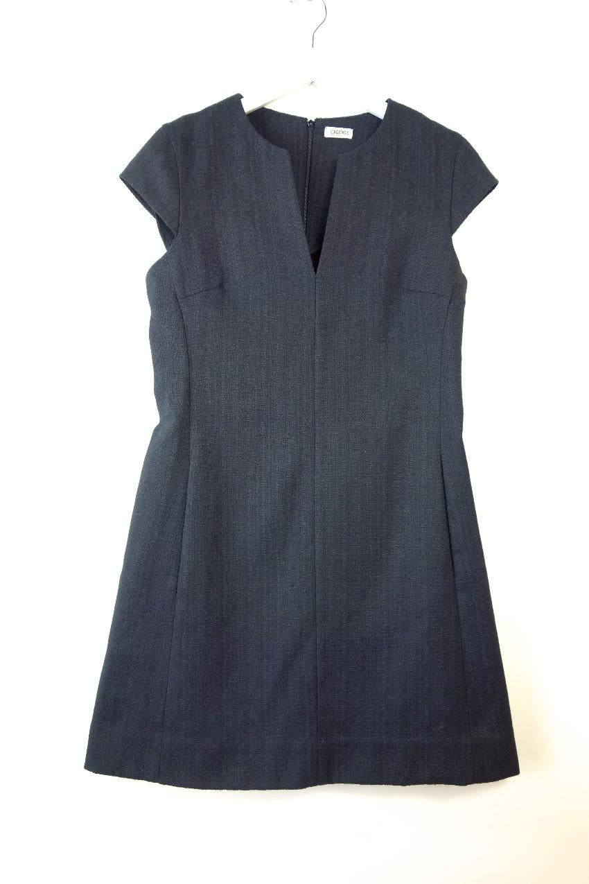 L'Agence Black Tailored Mini Dress