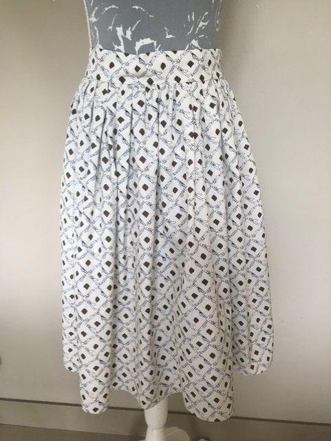 Dolce & Gabbana Diamond Plane Print Skirt