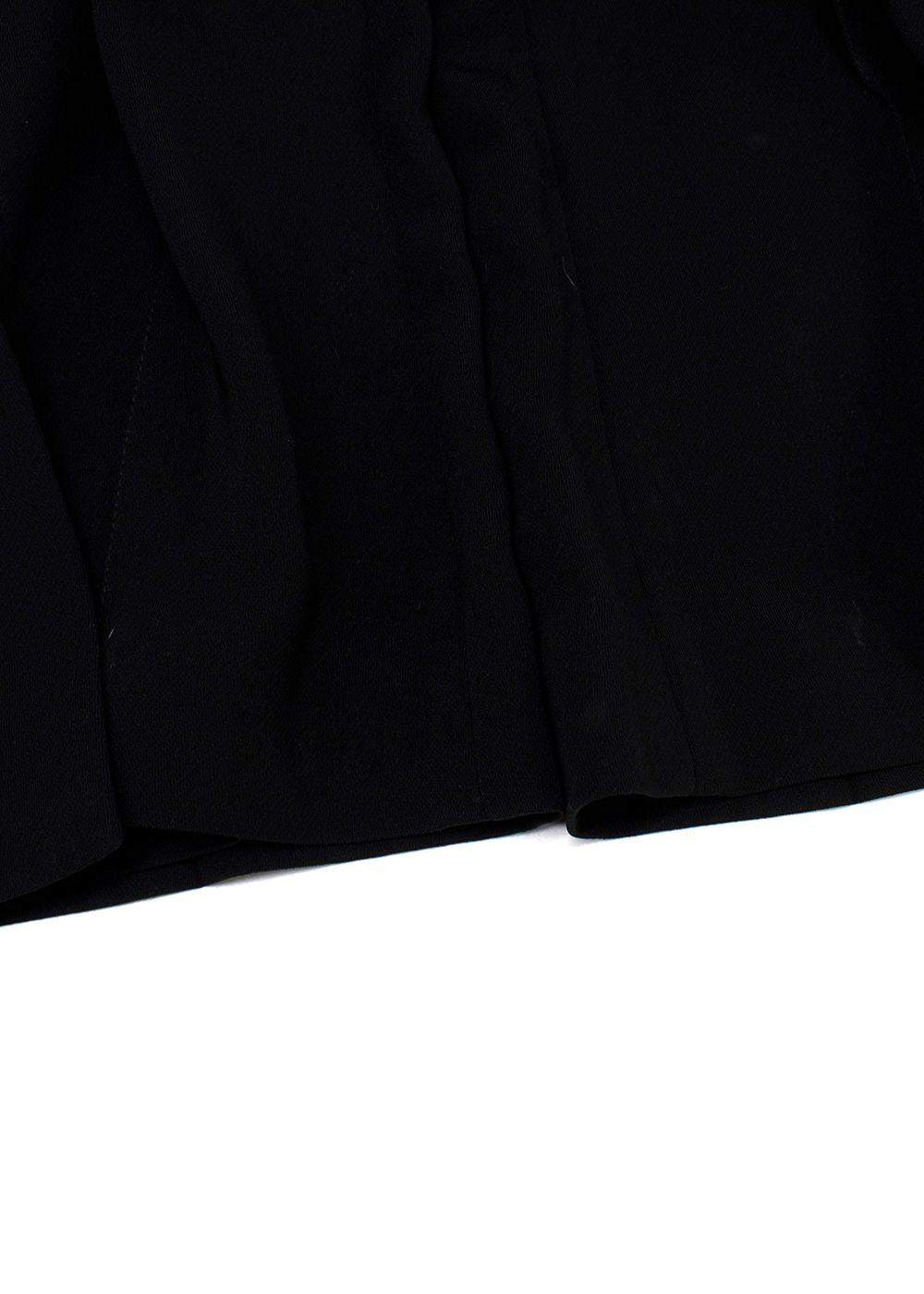 La Mania Black Kick Flare Trousers