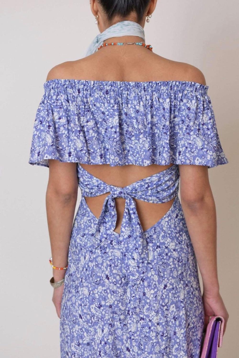 Rixo Floral Tabitha Midi Dress