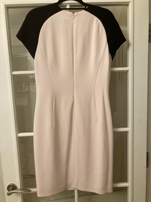 Emilio Pucci Lace-Up Shoulder Two Tone Dress