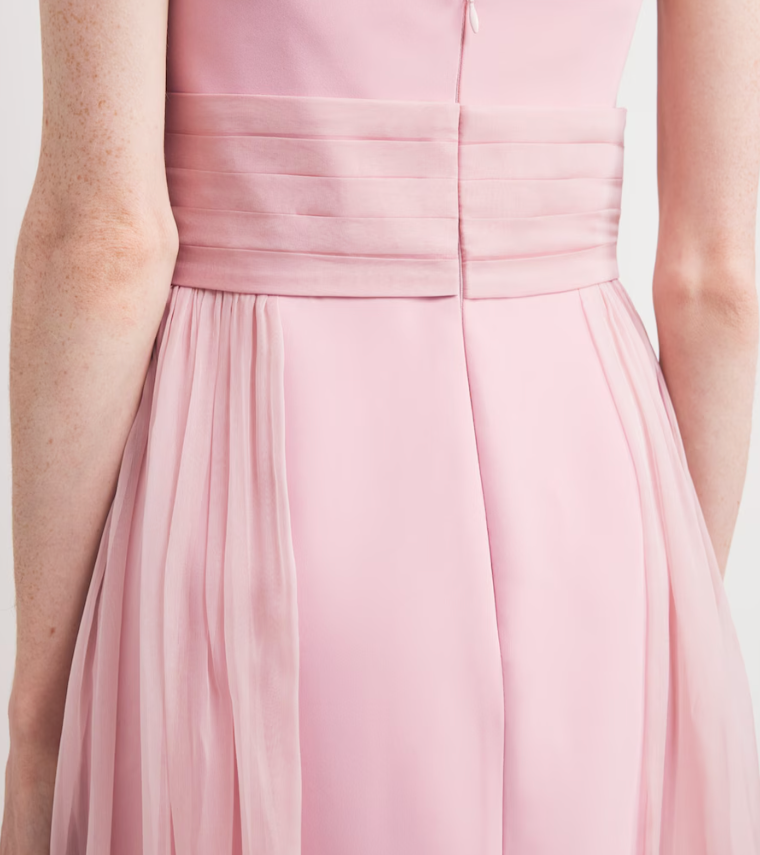 Sabina Bilenko Tulle Strapless Maxi Dress