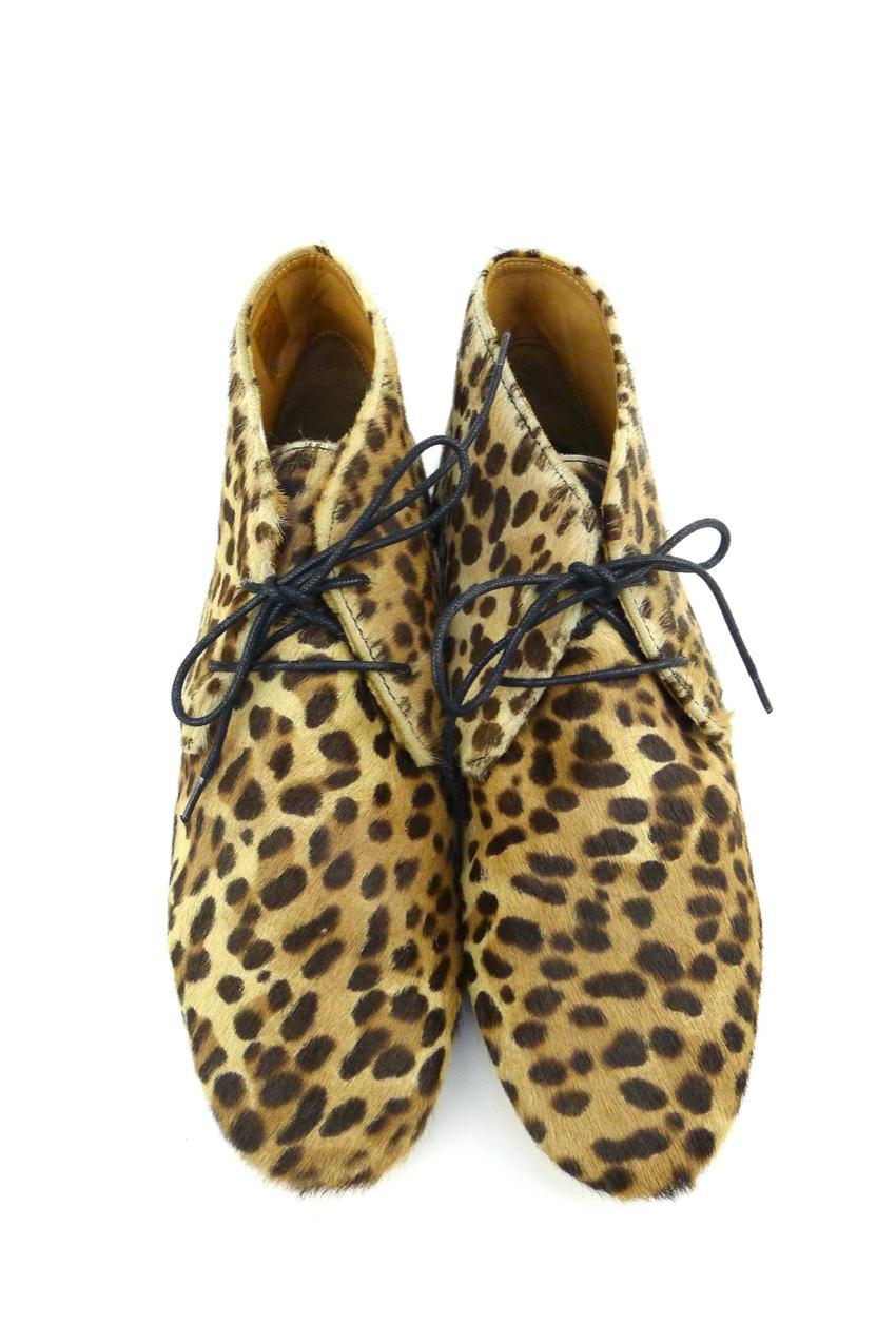 Isabel Marant Etoile leopard print lace-up boots