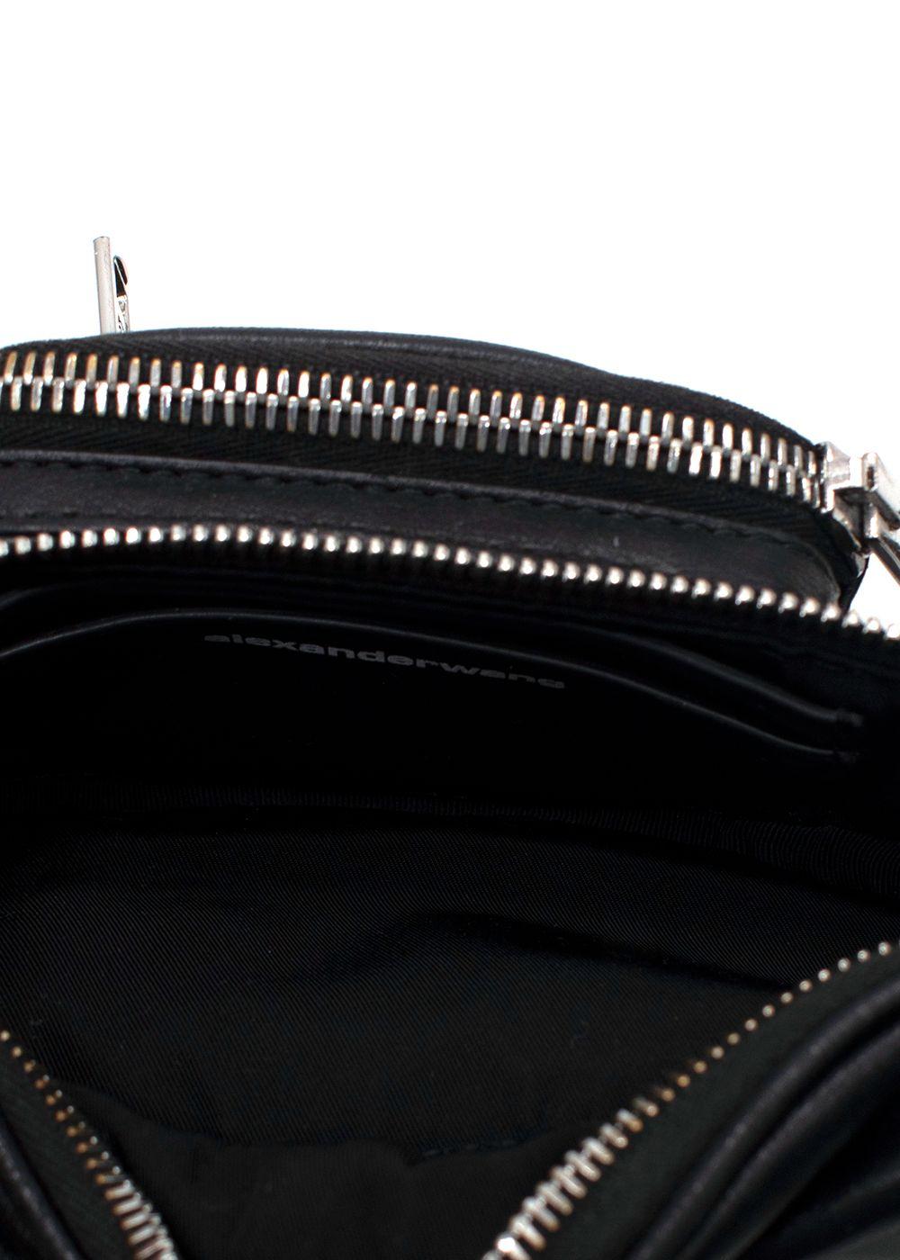 Alexander Wang Black Leather Mini Bum Bag