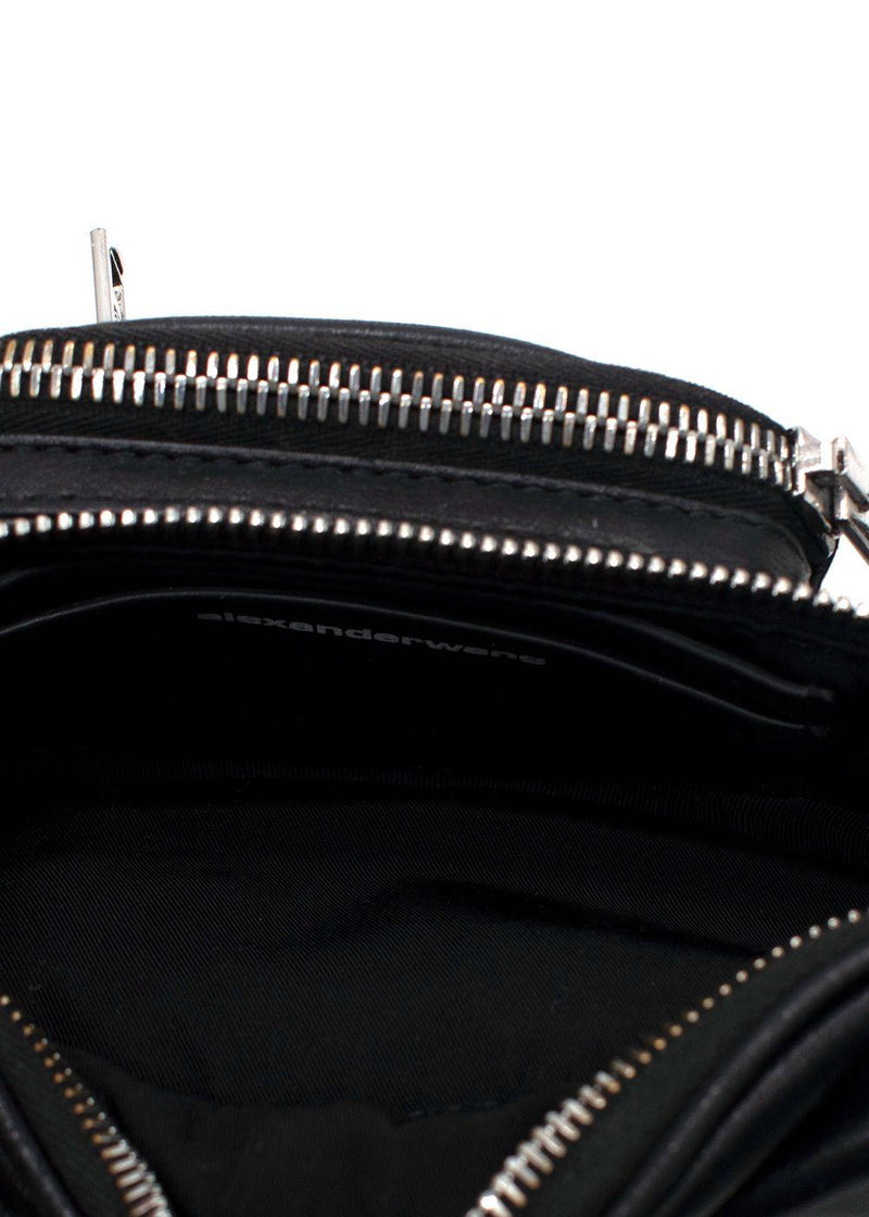 Alexander Wang Black Leather Mini Bum Bag