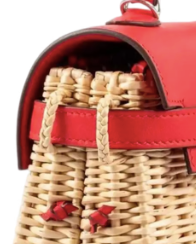 Hermès Kelly 20 Picnic Swift & Osier Rouge De Coeur