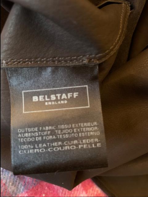 Belstaff Black Suede Belted Dress
