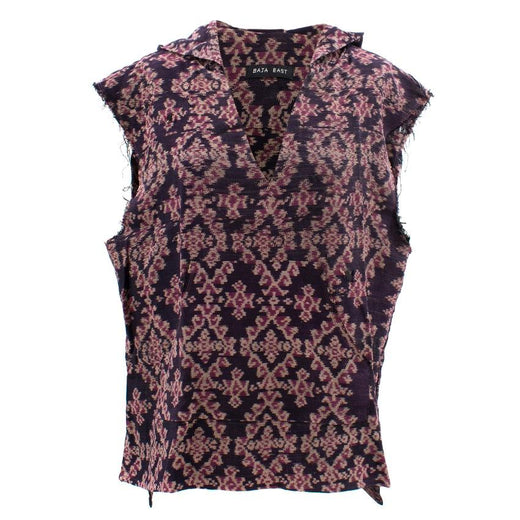 Baja East Cotton Pattern Hooded Top