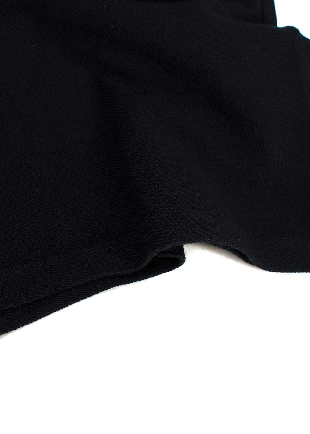Valentino Black Logo Polo T-Shirt
