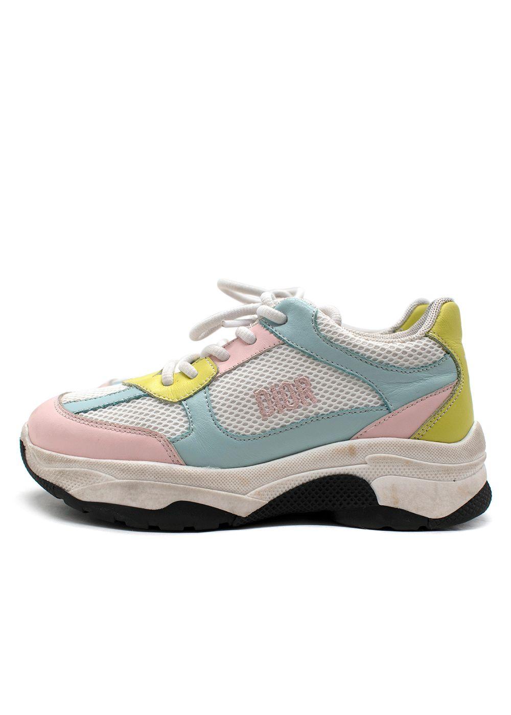 Dior Kids' Multicoloured Low Top Mesh Sneakers