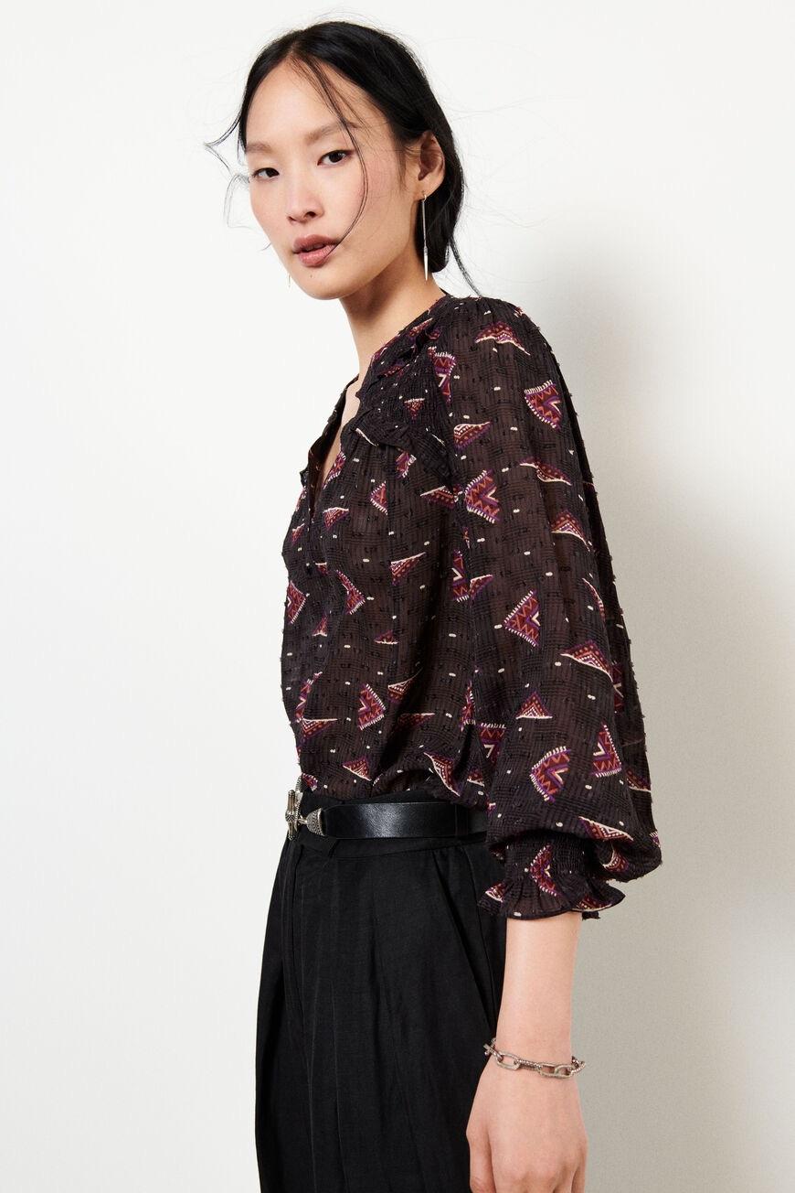 Printed Cathel Blouse