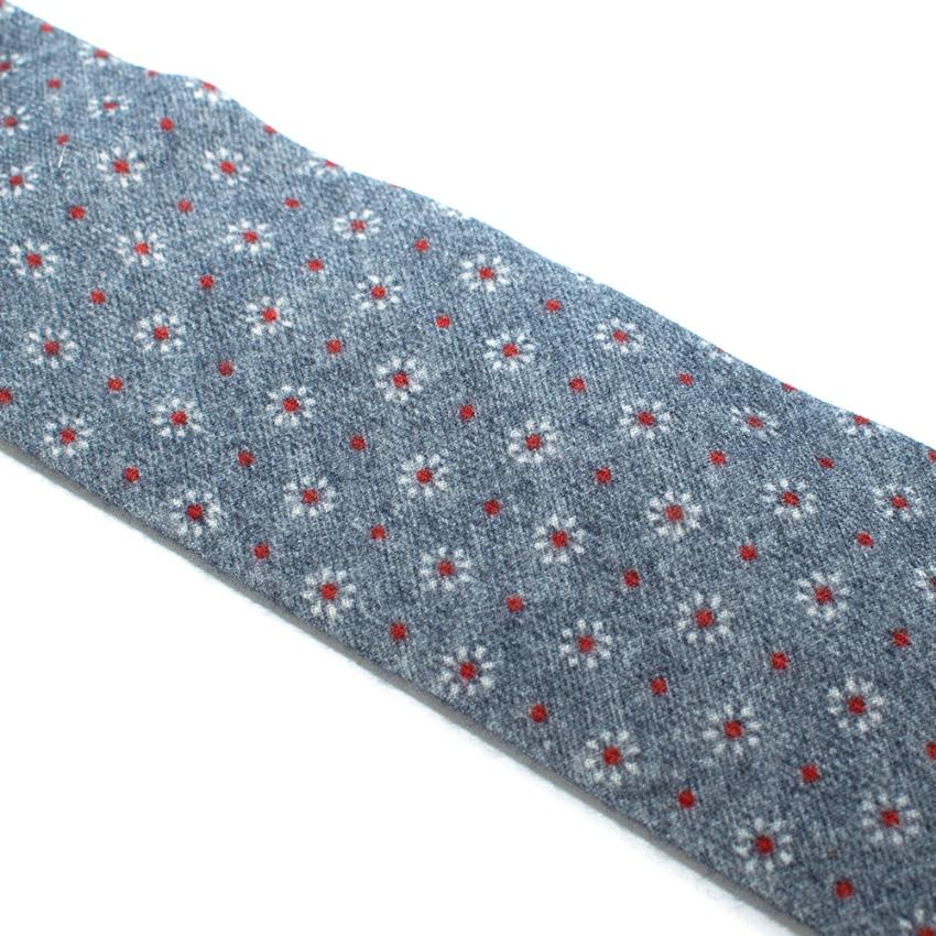 Rossi & Ghezi Blue Wool Tie