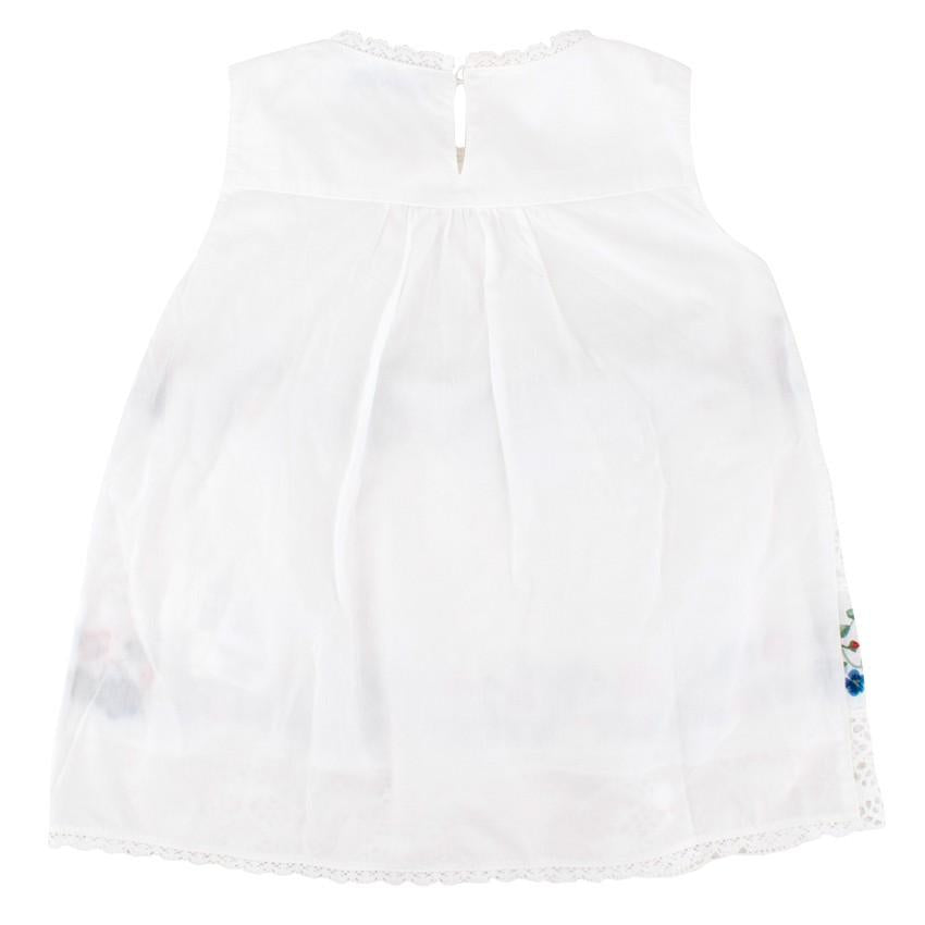 Ermanno Scervino Junior 6-years Lace and Floral Top