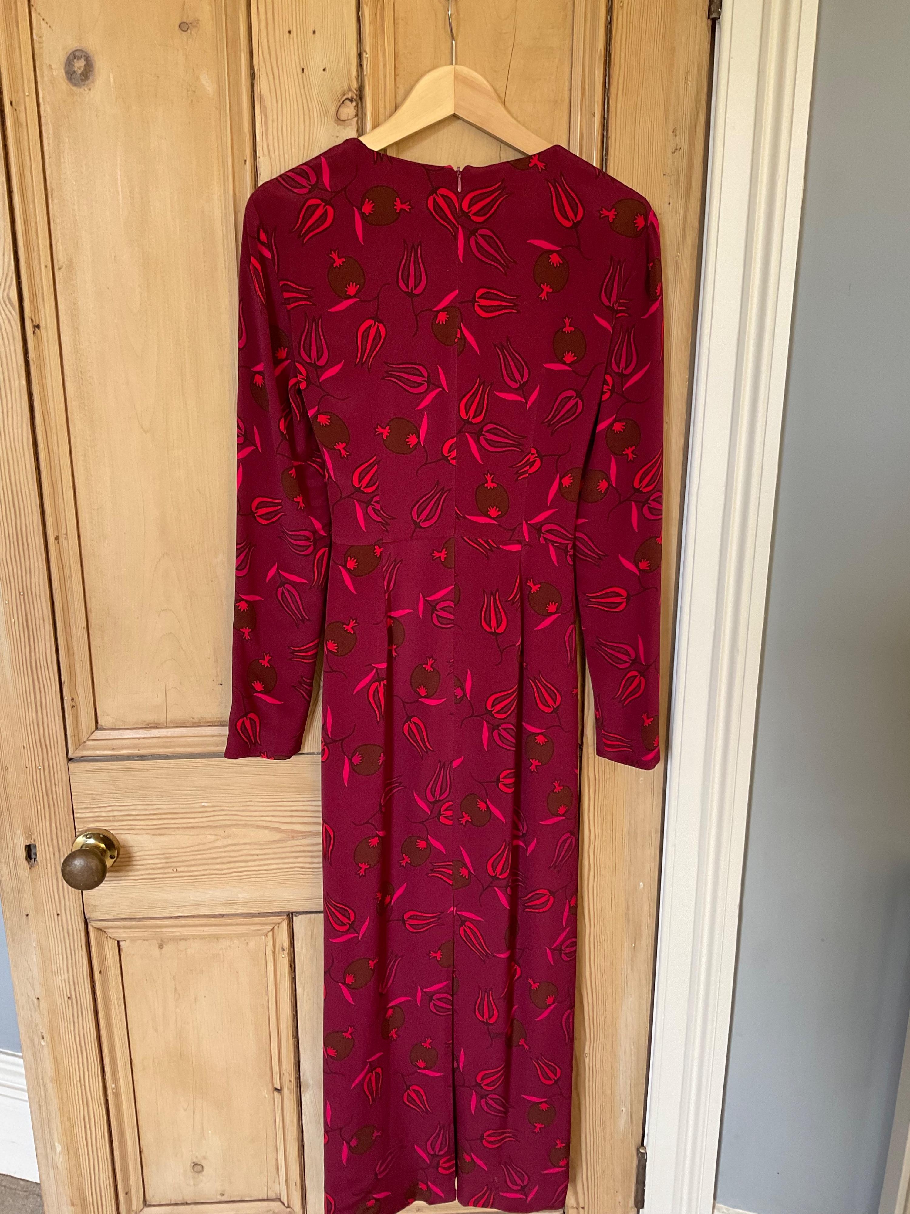 Red Long Sleeve Zaza Dress