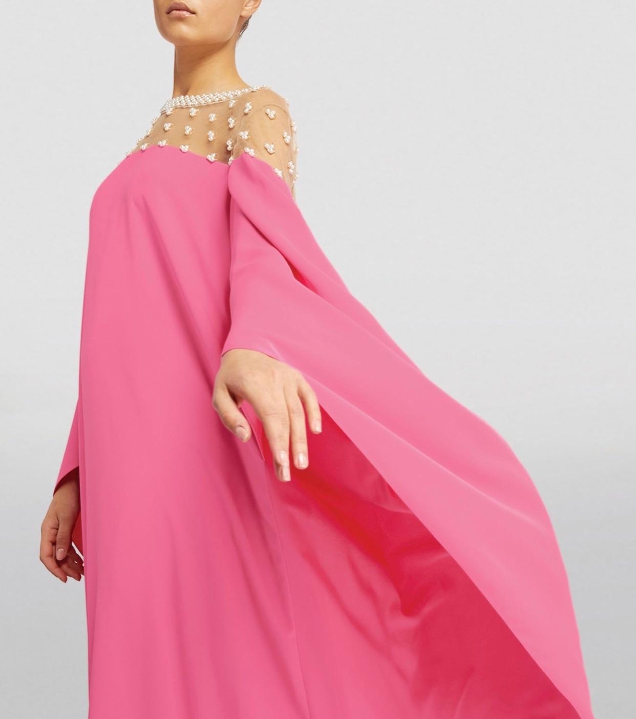 Peony Embellished Kaftan Gown