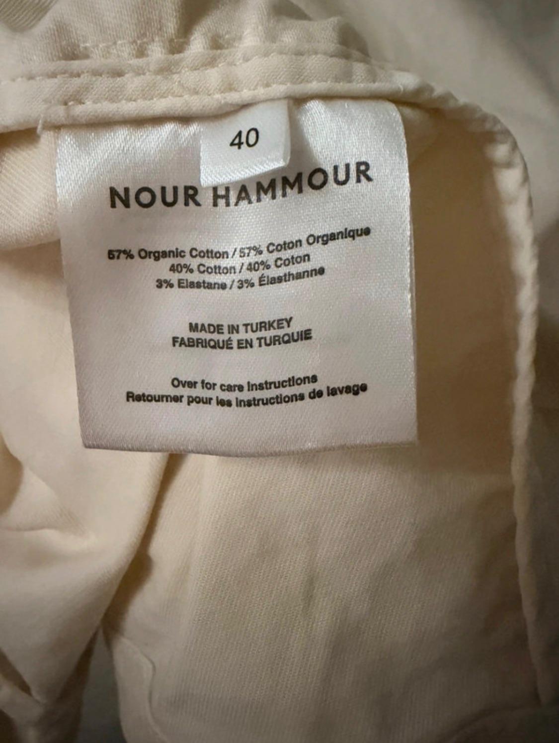 Nour Hammour Cream Harriet Trench Coat