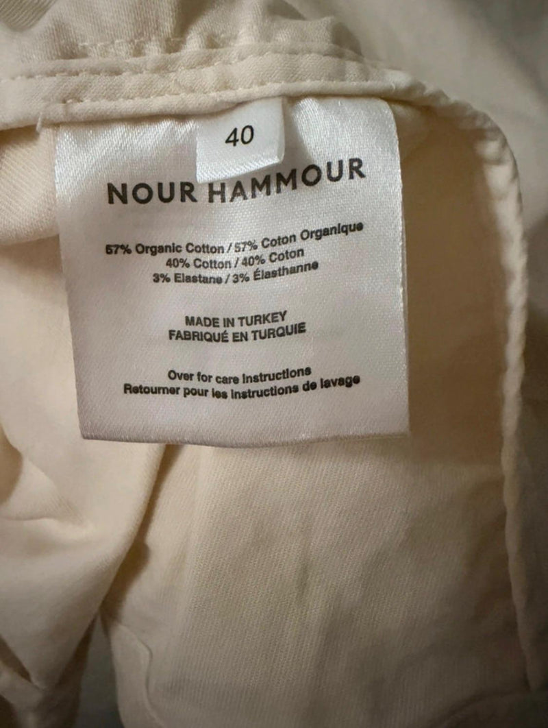 Nour Hammour Cream Harriet Trench Coat