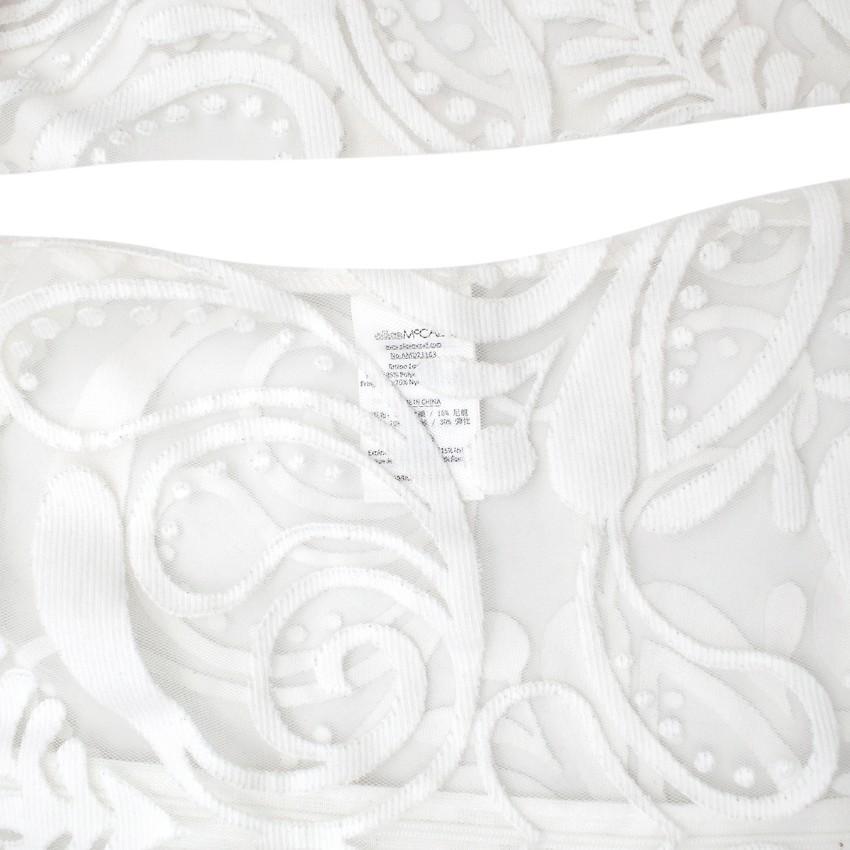 Alice McCall Tattoo Lady White Lace Long Sleeve Dress