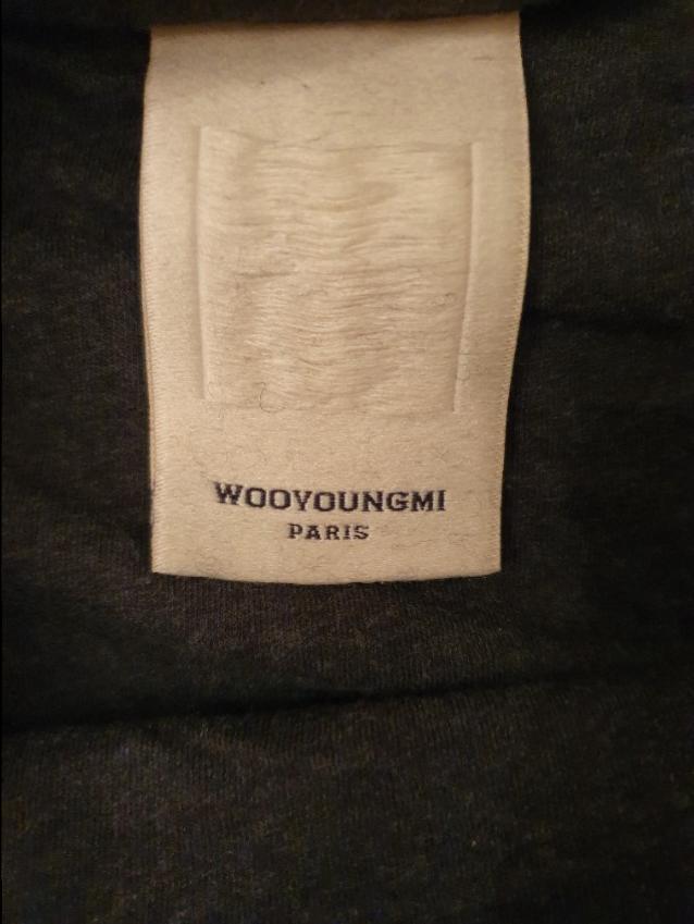 Wooyoungmi Grey Double Layer Wool Blend Check Jumper