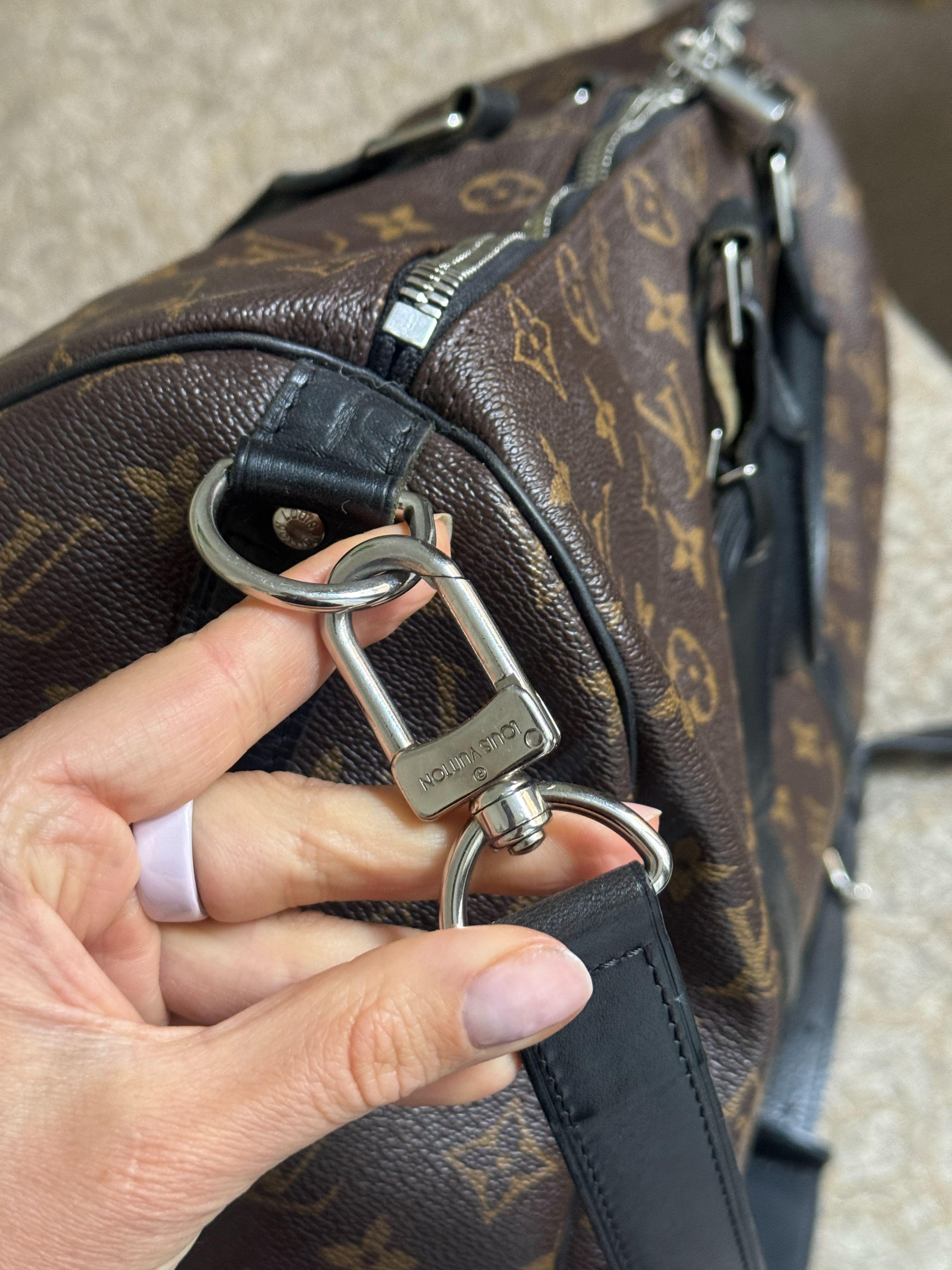 Louis Vuitton Coated Canvas Keepall Bandouliere 45