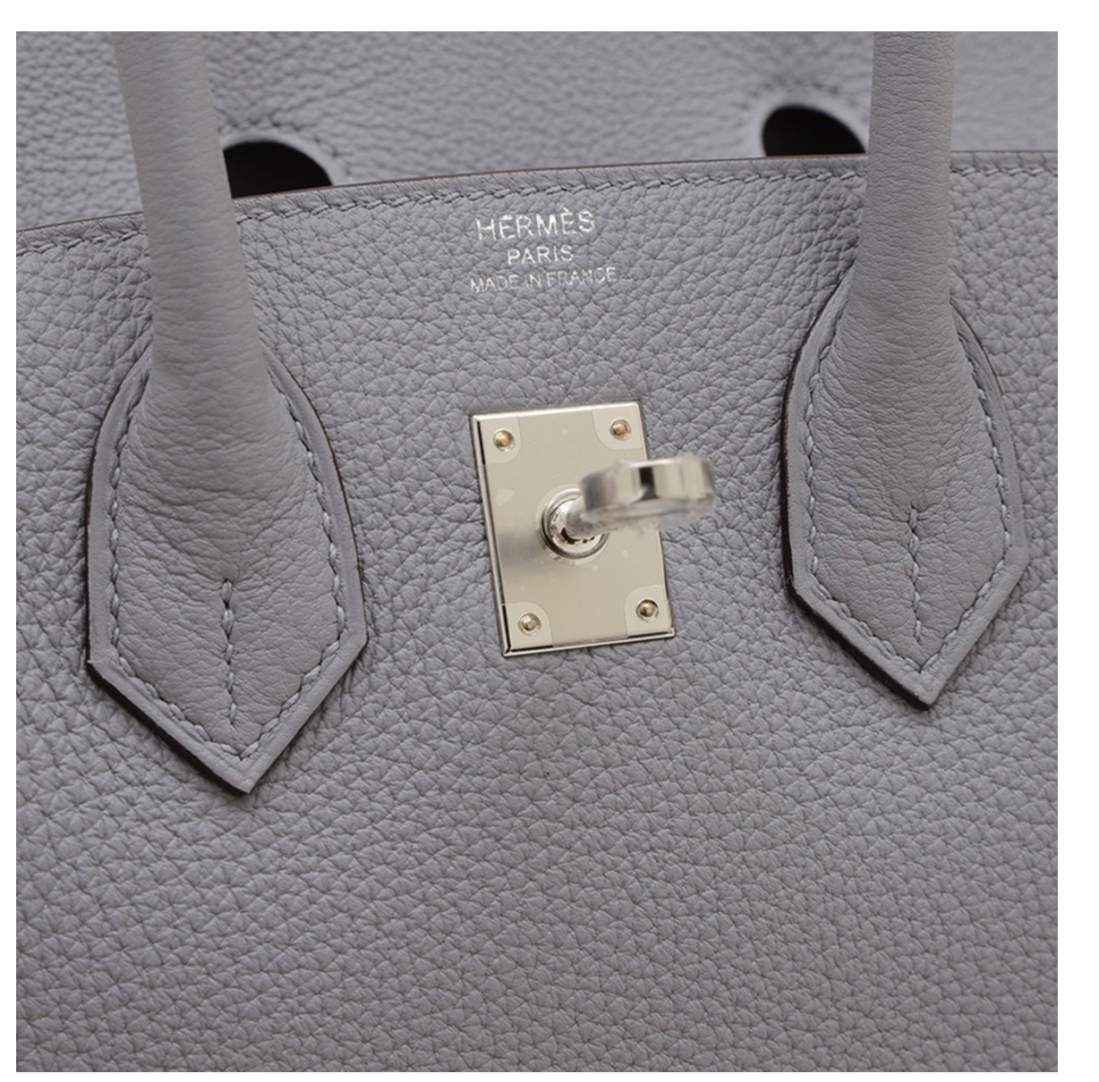 Hermès Grey/Gold Hardware Birkin 25