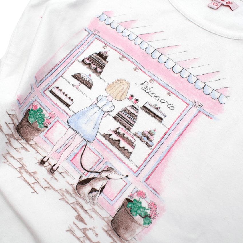 Confiture White Cake Shop Print T-Shirt