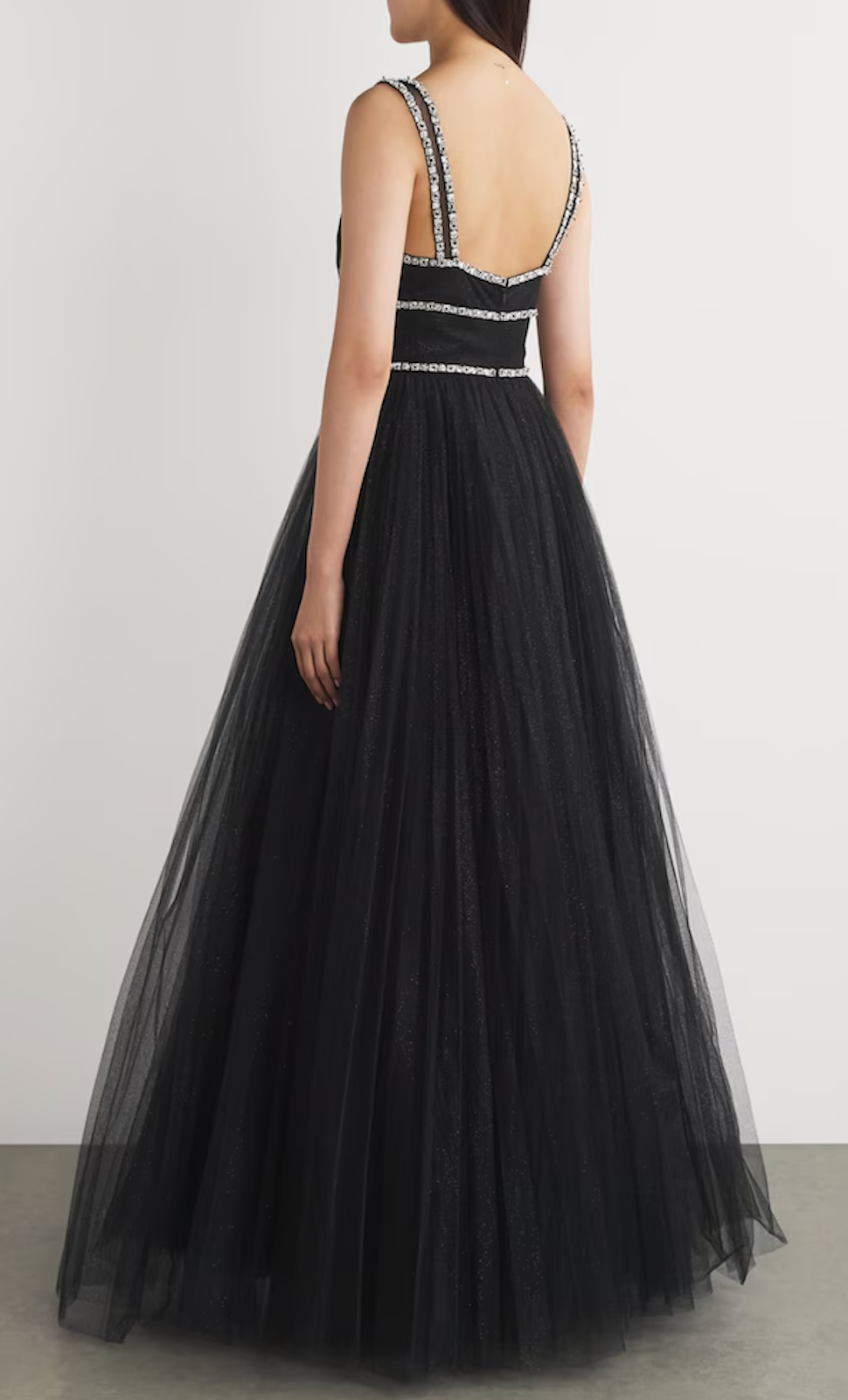 Jenny Packham Chiffon Embellished Cybele Gown