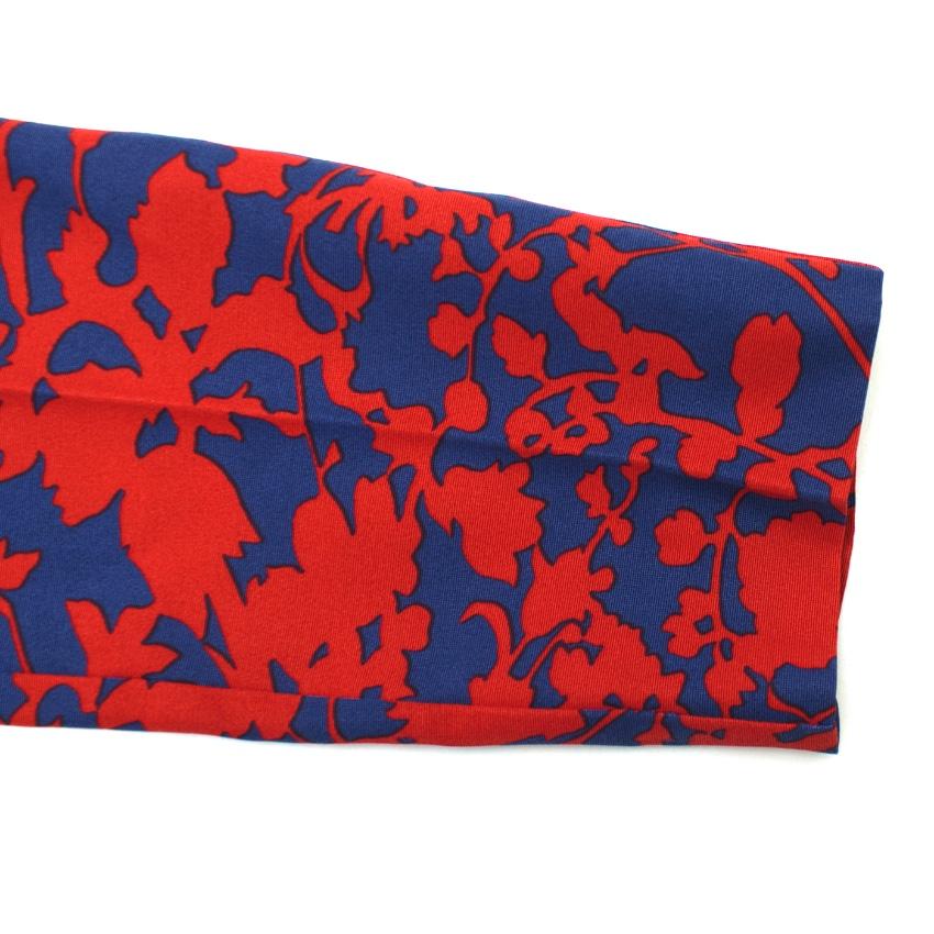 Max & Co Floral-Print Cropped Tapered Trousers